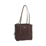 Pre-owned Nylon prada-bags Prada Vintage , Brown , Dames