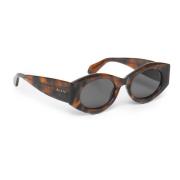 Rooklens Blond Havana Zonnebril Alaïa , Brown , Dames