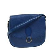 Pre-owned Leather louis-vuitton-bags Louis Vuitton Vintage , Blue , Da...