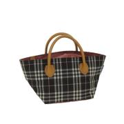 Pre-owned Nylon handbags Burberry Vintage , Brown , Dames