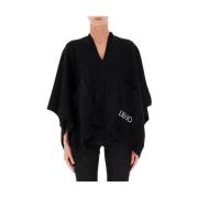 Zwarte Zachte Jassen Liu Jo , Black , Dames