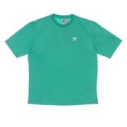 Groene Grafische Tee Zachte Pasvorm Adidas , Green , Dames