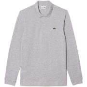 Stijlvolle Lange Mouw Polo Shirt Lacoste , Gray , Heren