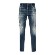 Casual Herenbroek Dsquared2 , Blue , Heren