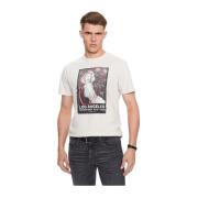 Fashion Week Katoenen T-shirt - Blancs Guess , Beige , Heren