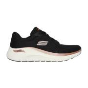 Comfortabele Arch Fit Sneaker Skechers , Black , Dames