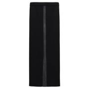 Glinsterende Merino Rok Dorothee Schumacher , Black , Dames