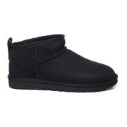 Zwarte enkellaarsjes met interne padding UGG , Black , Heren