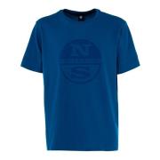 Stijlvolle T-Shirt Collectie voor Mannen North Sails , Blue , Heren