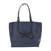 Chic Tote Bags MCM , Blue , Dames