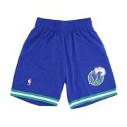 NBA Swingman Basketball Shorts Mitchell & Ness , Blue , Heren