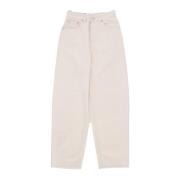 Walker Twill Wide Leg Jeans Carhartt Wip , White , Dames