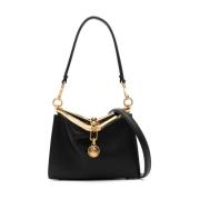 Zwarte Mini Vela Leren Tas Etro , Black , Dames