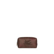 Bruine Paisley Jacquard Pouch Etro , Brown , Heren