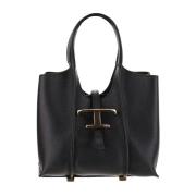 Stijlvolle Leren Schoudertas Tod's , Black , Dames