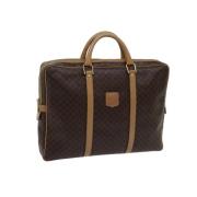 Pre-owned Canvas celine-bags Celine Vintage , Brown , Dames