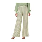 Wijde Broek Mint Kleur Ottod'Ame , Green , Dames