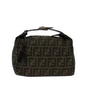 Pre-owned Canvas handbags Fendi Vintage , Brown , Dames