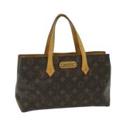 Pre-owned Canvas louis-vuitton-bags Louis Vuitton Vintage , Brown , Da...