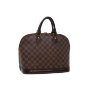 Pre-owned Canvas handbags Louis Vuitton Vintage , Brown , Dames