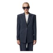 Op maat gemaakte enkele blazer Bizuu , Blue , Dames