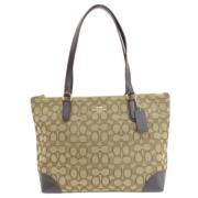 Pre-owned Canvas totes Coach Pre-owned , Brown , Dames