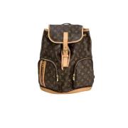 Pre-owned Canvas backpacks Louis Vuitton Vintage , Brown , Dames