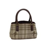 Pre-owned Cotton handbags Burberry Vintage , Beige , Dames