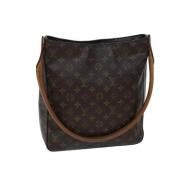 Pre-owned Canvas louis-vuitton-bags Louis Vuitton Vintage , Brown , Da...