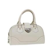 Pre-owned Leather louis-vuitton-bags Louis Vuitton Vintage , White , D...