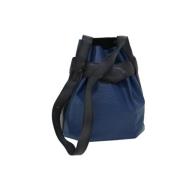 Pre-owned Leather louis-vuitton-bags Louis Vuitton Vintage , Blue , Da...