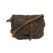 Pre-owned Canvas louis-vuitton-bags Louis Vuitton Vintage , Brown , Da...