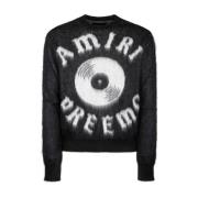 Preemo Crew Gebreid Zwart Amiri , Black , Heren