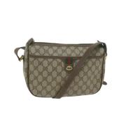 Pre-owned Canvas gucci-bags Gucci Vintage , Beige , Dames