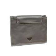 Pre-owned Satin prada-bags Prada Vintage , Gray , Dames