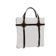 Pre-owned Leather handbags Loewe Pre-owned , White , Dames