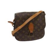 Pre-owned Canvas louis-vuitton-bags Louis Vuitton Vintage , Brown , Da...