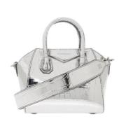 Krokodil Effect Tote Tas Givenchy , Gray , Dames