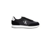 Retro Runner Mono Schoenen Zwart Calvin Klein , Black , Heren