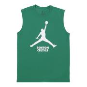 Boston Celtics Tee Celebration Logo Jordan , Green , Heren