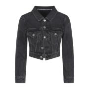 Trucker Jacket Alexander Wang , Gray , Dames