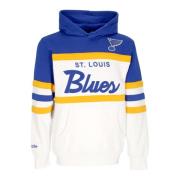 St. Louis Blues NHL Hoodie Mitchell & Ness , Multicolor , Heren