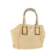 Pre-owned Leather handbags Chloé Pre-owned , Beige , Dames