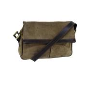 Pre-owned Suede shoulder-bags Loewe Pre-owned , Beige , Dames