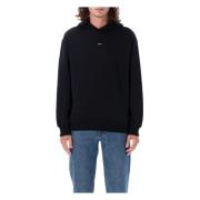 Zwart Wit Gebreide Hoodie Aw24 A.p.c. , Black , Heren