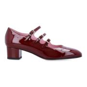 Burgundy Mary Janes Pump Schoenen Carel , Red , Dames