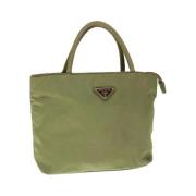 Pre-owned Nylon handbags Prada Vintage , Green , Dames