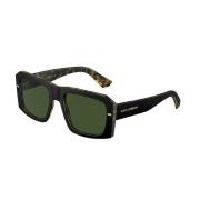 Mode Zonnebril Groen Donkere Lens Dolce & Gabbana , Black , Heren