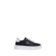 Zwarte Sneakers Eenvoudig Ontwerp Blauer , Black , Dames