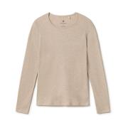 Ocean-vriendelijke Slim Fit Basic Top Twothirds , Beige , Dames